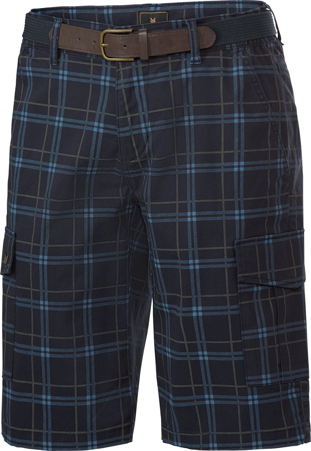 Glattsand Cargobermudas Flexibler Stretch-Bund mit 10 cm Dehnreserve