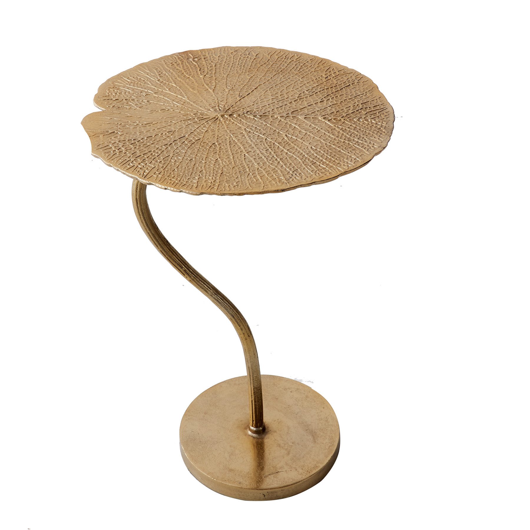 riess-ambiente Beistelltisch LEAF 42cm gold, Schlafzimmer günstig online kaufen