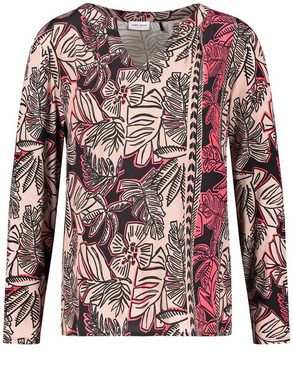 GERRY WEBER 3/4-Arm-Shirt Langarmshirt mit tropischem Print