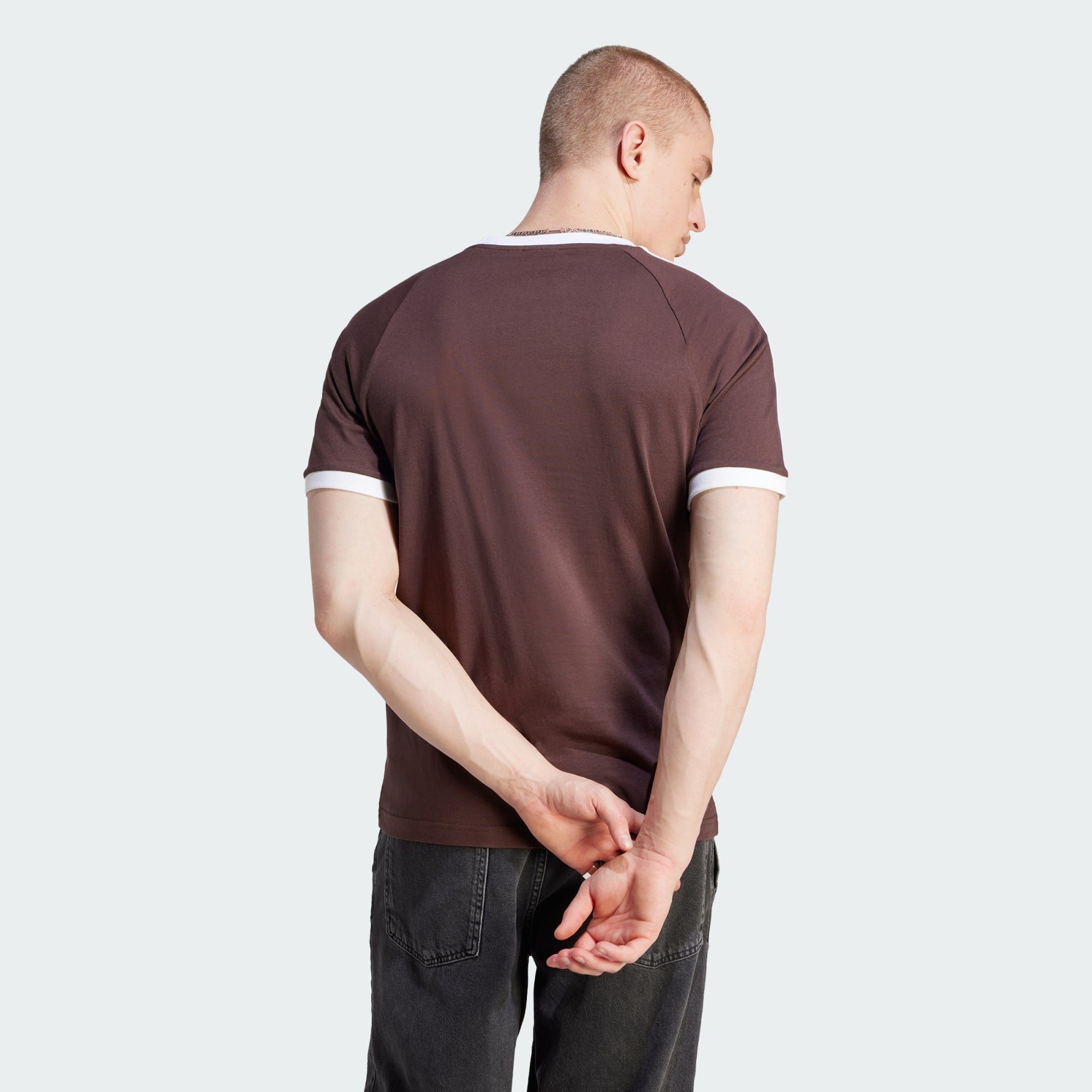 Shadow CLASSICS ADICOLOR Originals T-Shirt 3-STREIFEN adidas T-SHIRT Brown