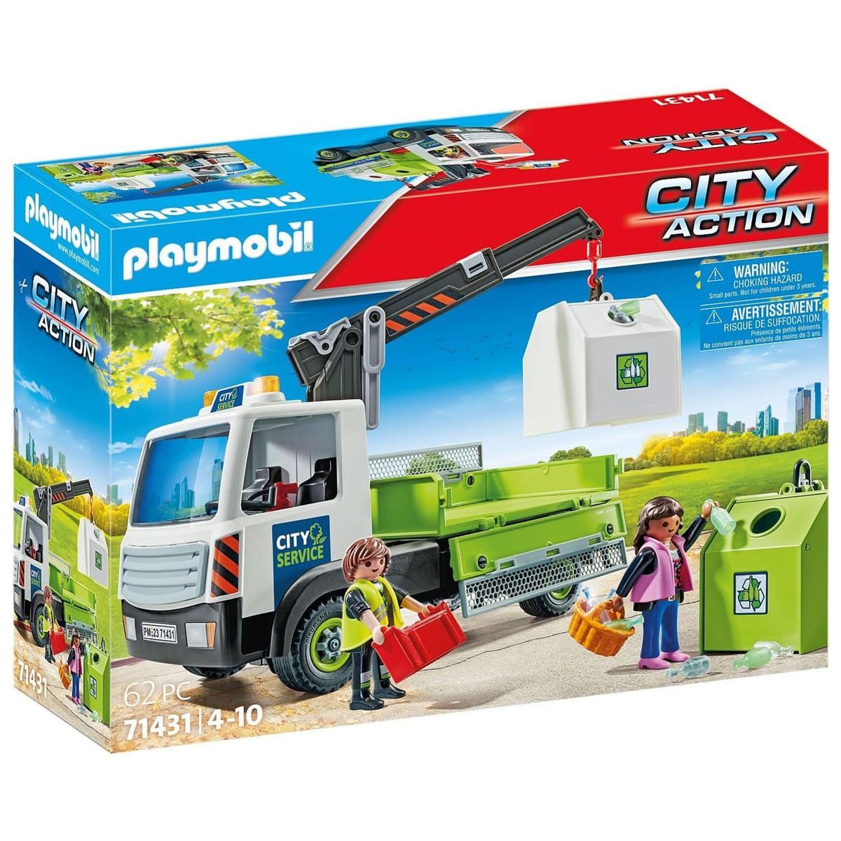 Playmobil® Spielwelt PLAYMOBIL® 71431 - City Life - Altglas-LKW mit Container