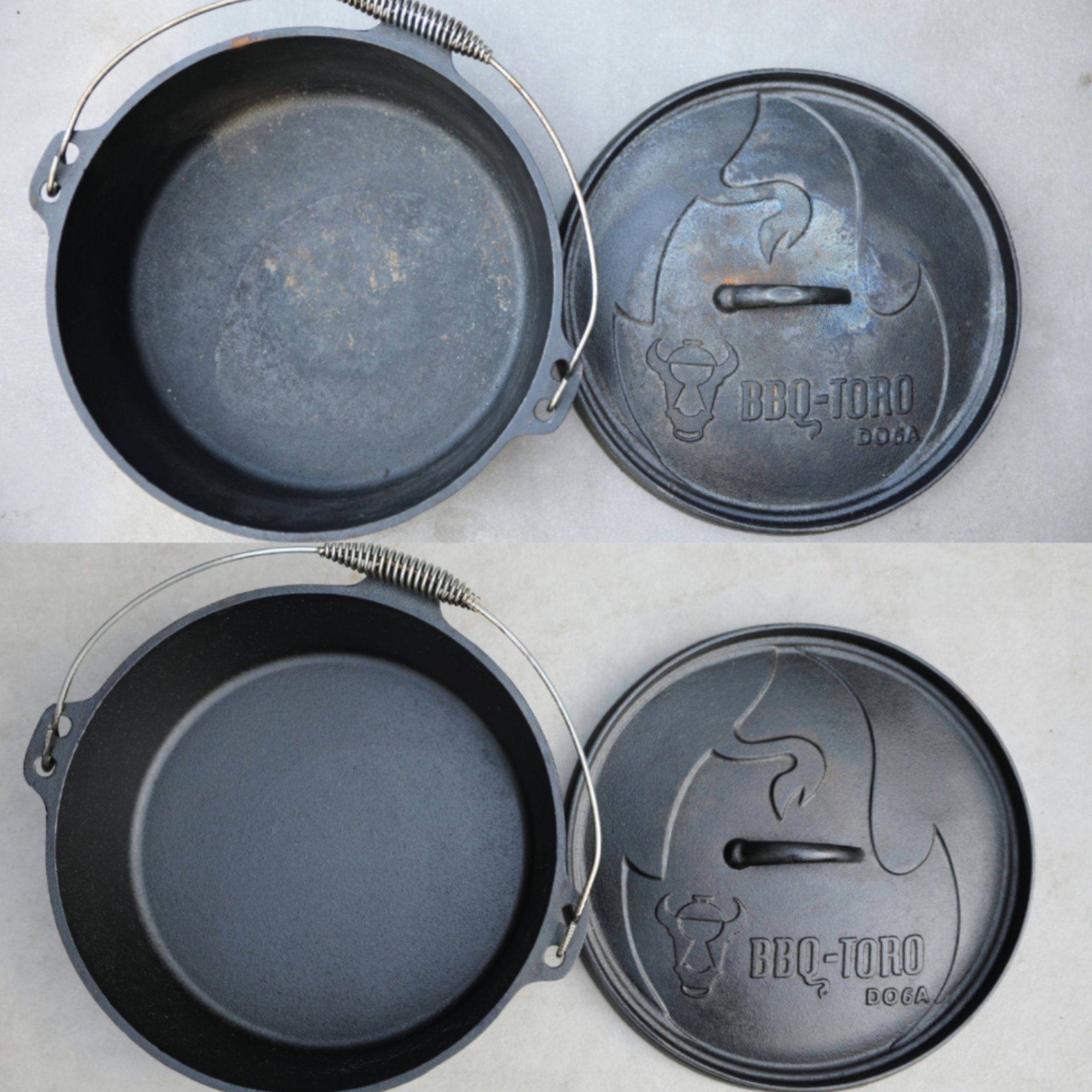 Thumbnail - BBQ-Toro Dutch Oven Pflege Set, mit DOPFWUNDER + DOPFHELD Schutzwachs (Set, 2 St., Einbrennöl "DOPFHELD" sowie Pflegepas...