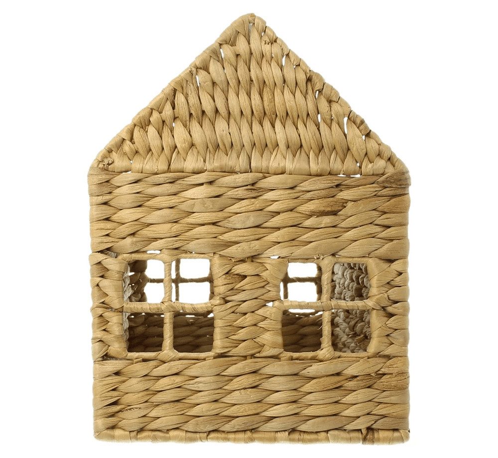 Home-trends24.de Zeitungsständer Haus Zeitungshalter Zeitungskorb Zeitungsmagazin Handarbeit