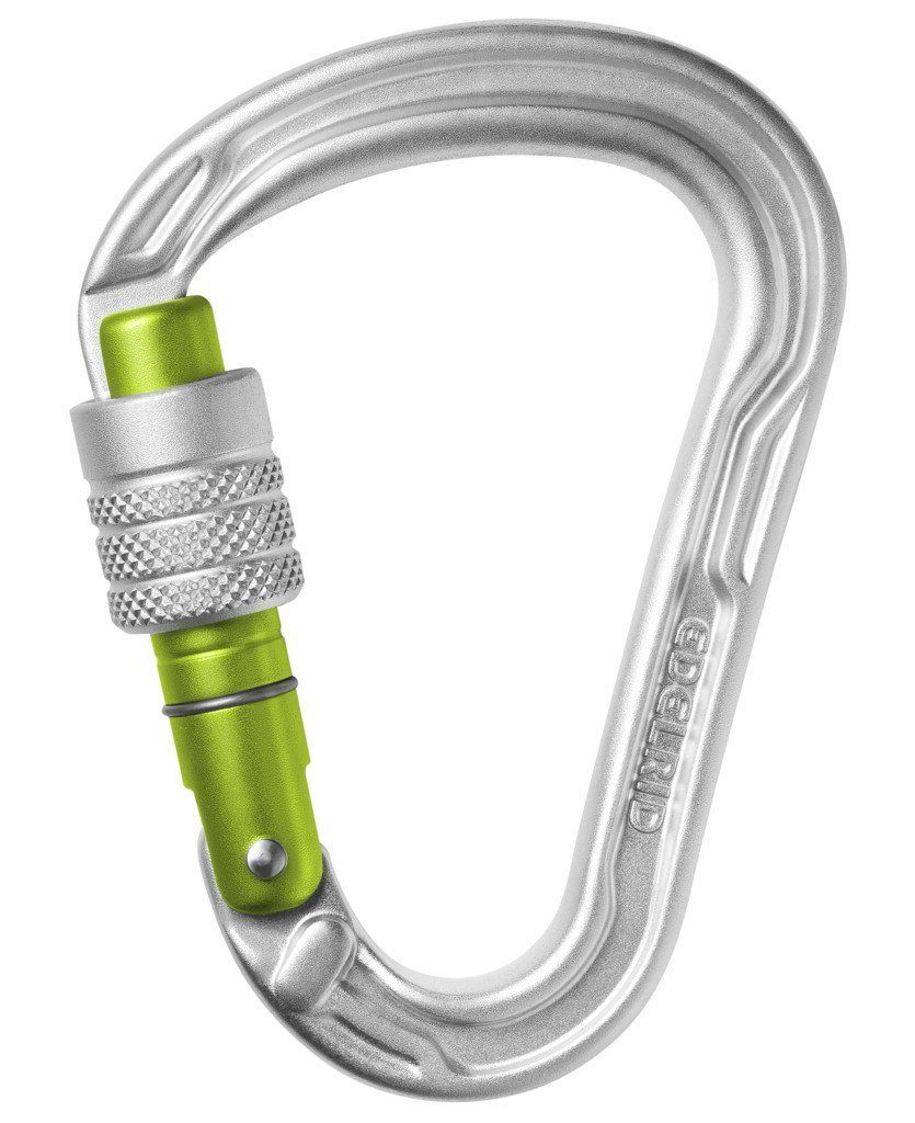 Edelrid Karabiner HMS Strike Screw II silver