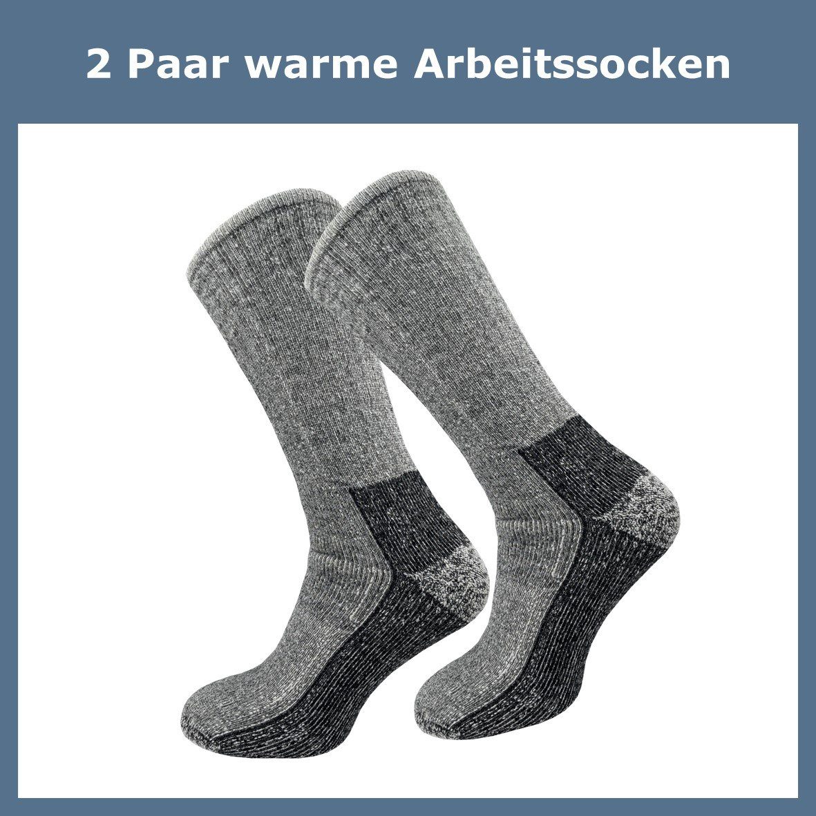 GAWILO Arbeitssocken mit Schafwolle dick gefüttert für die kalte Jahreszeit günstig online kaufen