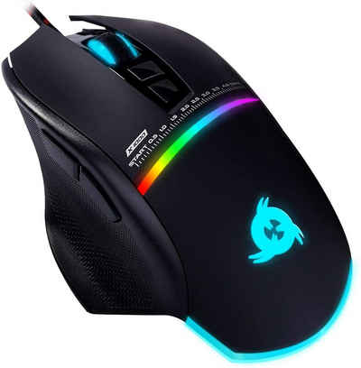 KLIM Skill Gaming-Maus (kabelgebunden, KLIM Skill Gaming Maus - High Precision PC Gaming Mouse USB)
