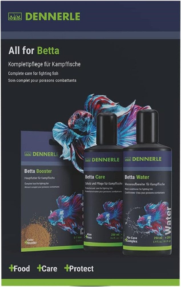 Aquariumpflege Dennerle All for Betta - Komplett Pflege für Kampffische