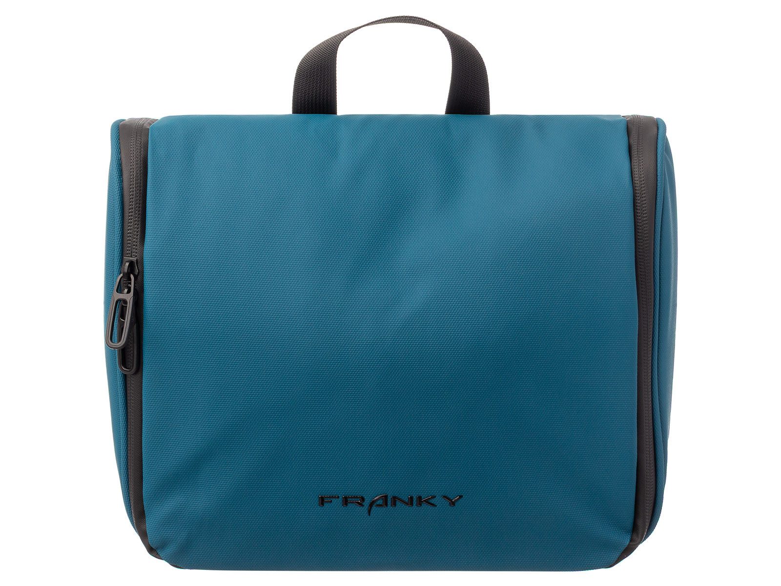 Franky Kulturbeutel Kulturbeutel Haken Washbag KB3 Beautycase (ein Stück, 1-tlg., ca. B/H/T 25,5x16x9 cm), Innenfächer