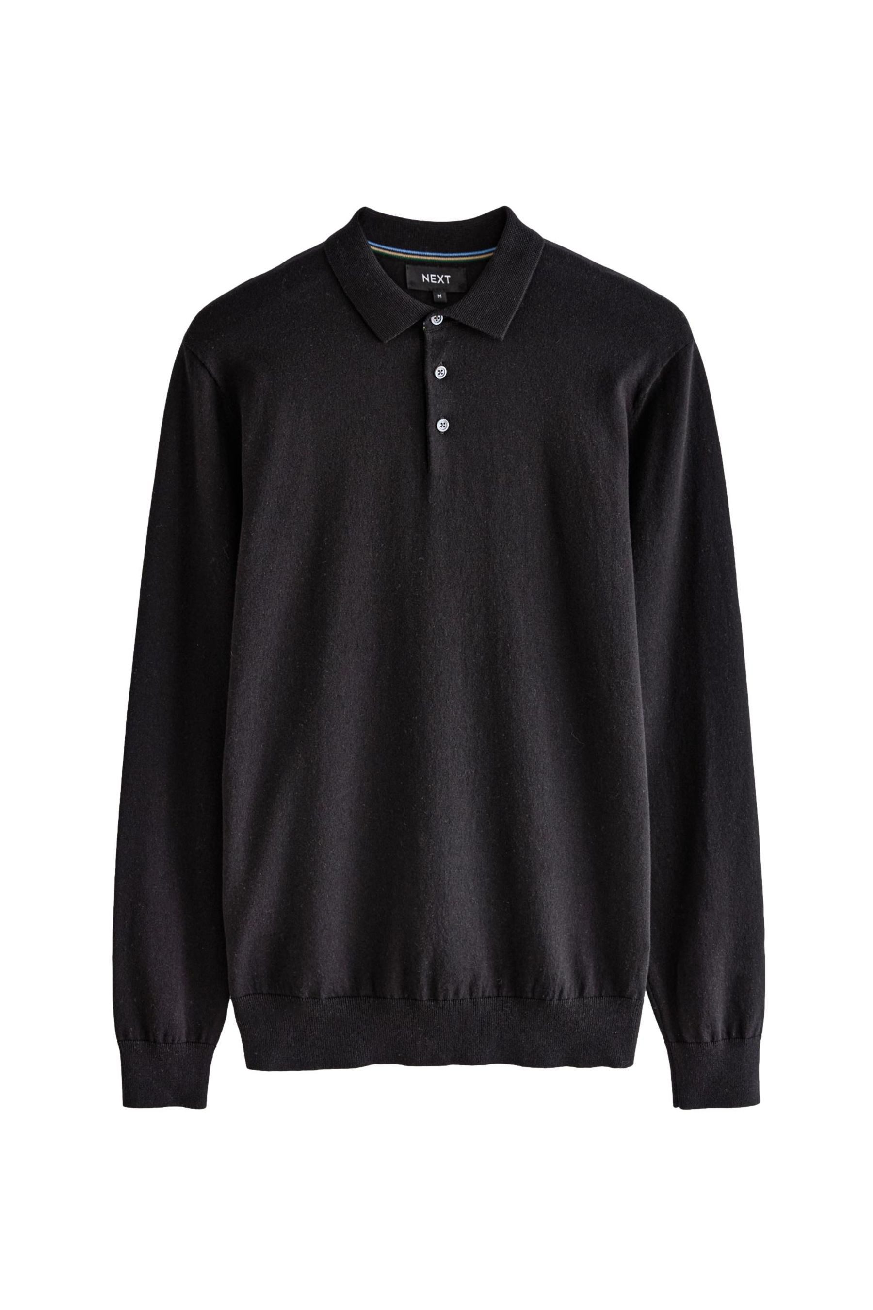Next Langarm-Poloshirt Langärmeliges Regular Fit Poloshirt günstig online kaufen