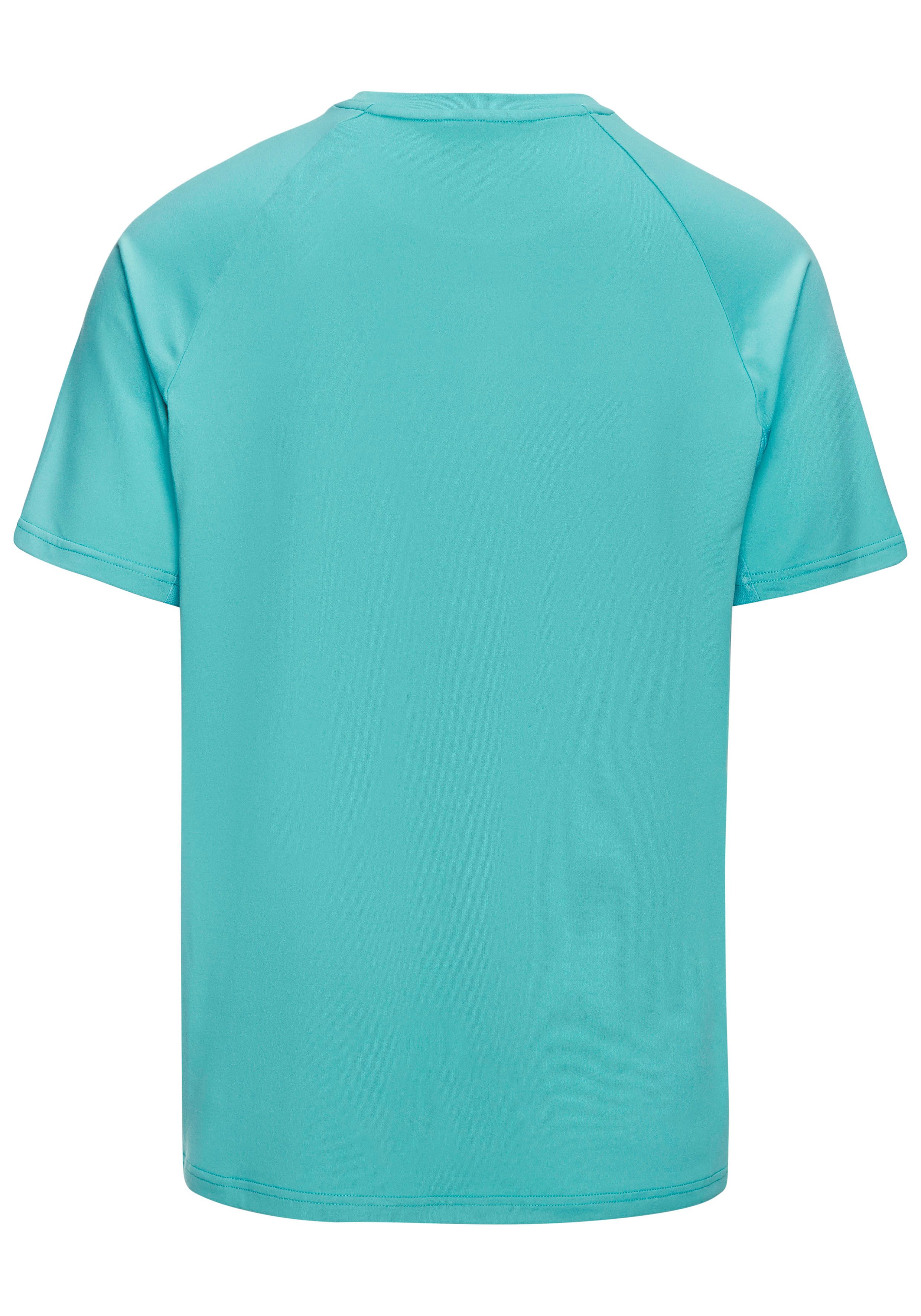 AUTHENTIC LE JOGGER Funktionsshirt mit Rundhalsausschnitt und seitlichen Mesh-Einsatz