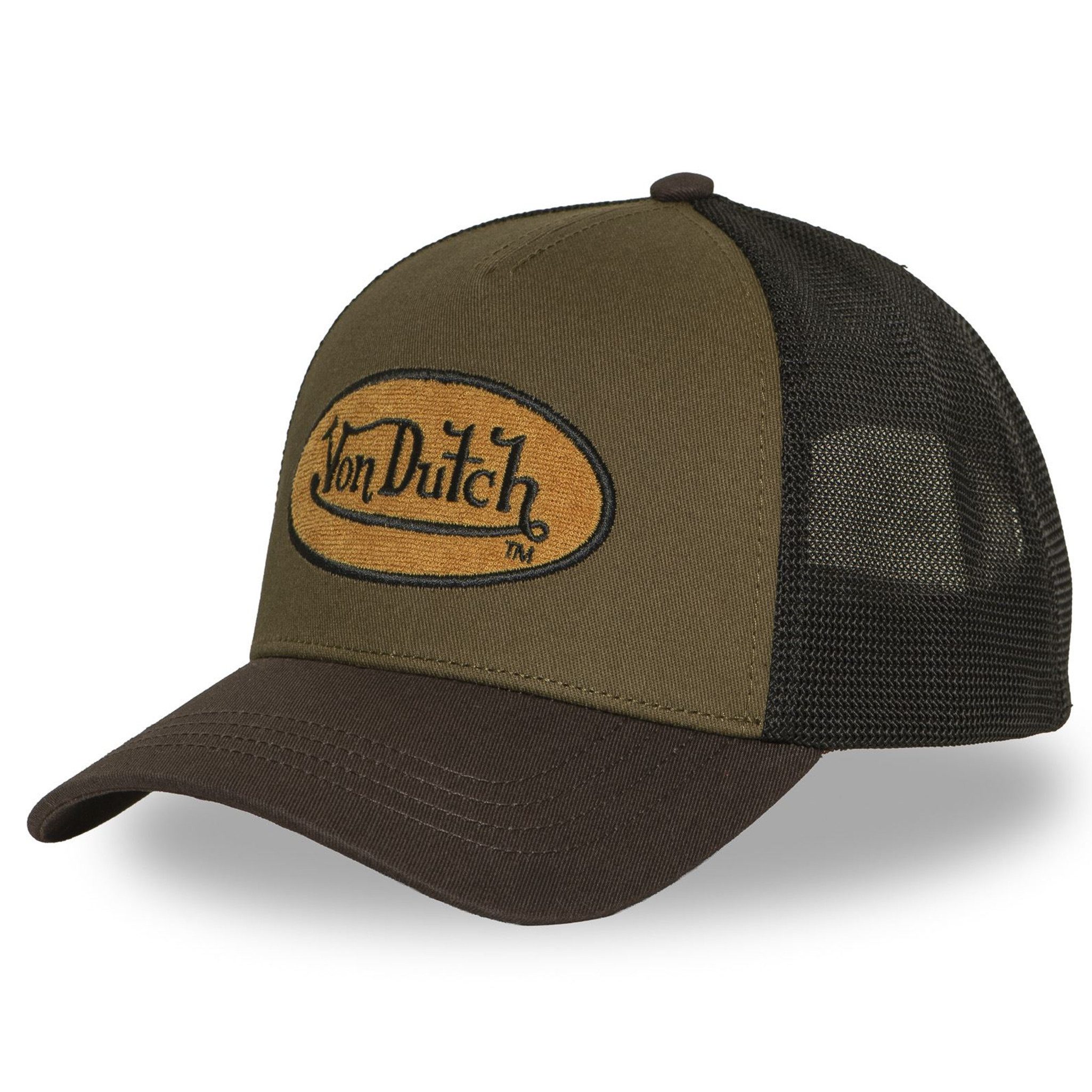 Von Dutch Trucker Cap Von Dutch Originals Trucker Cap - CALIFORNIA TERRY PATCH Mesh (Basecap, Basecap, Meshcap, Trucker Kappe)