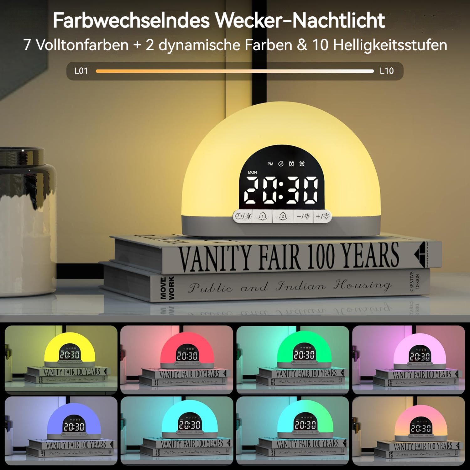 BlingBin Tageslichtwecker Lichtwecker für Tiefschläfer mit günstig online kaufen