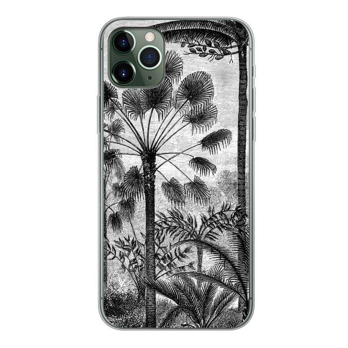 MuchoWow Handyhülle Design - Bäume - Natur - Pflanzen - Botanisch Handyhülle Apple iPhone 11 Pro Max Smartphone-Bumper Print Handy