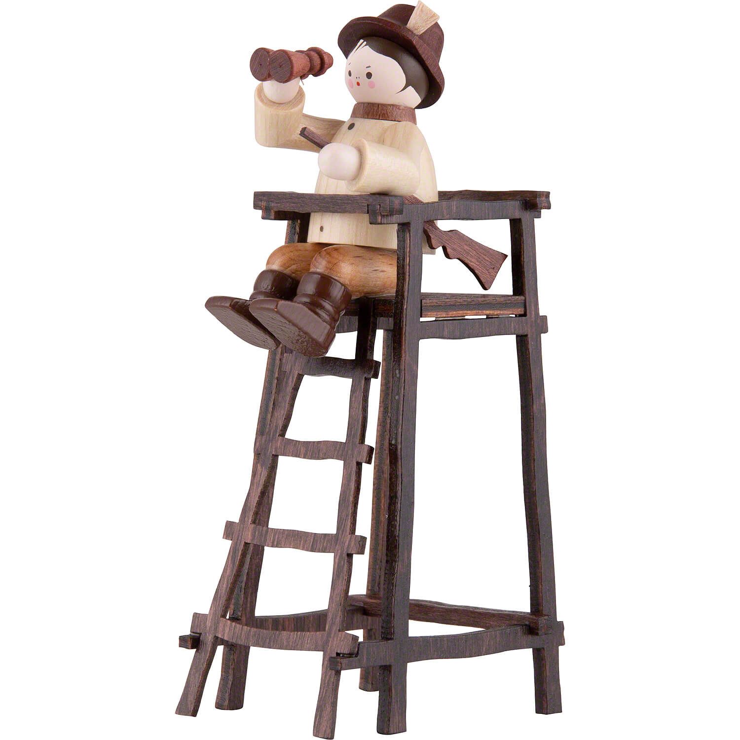 Volkskunstwerkstatt Romy Thiel Dekofigur Thiel-Figur Jäger auf Hochstand - günstig online kaufen