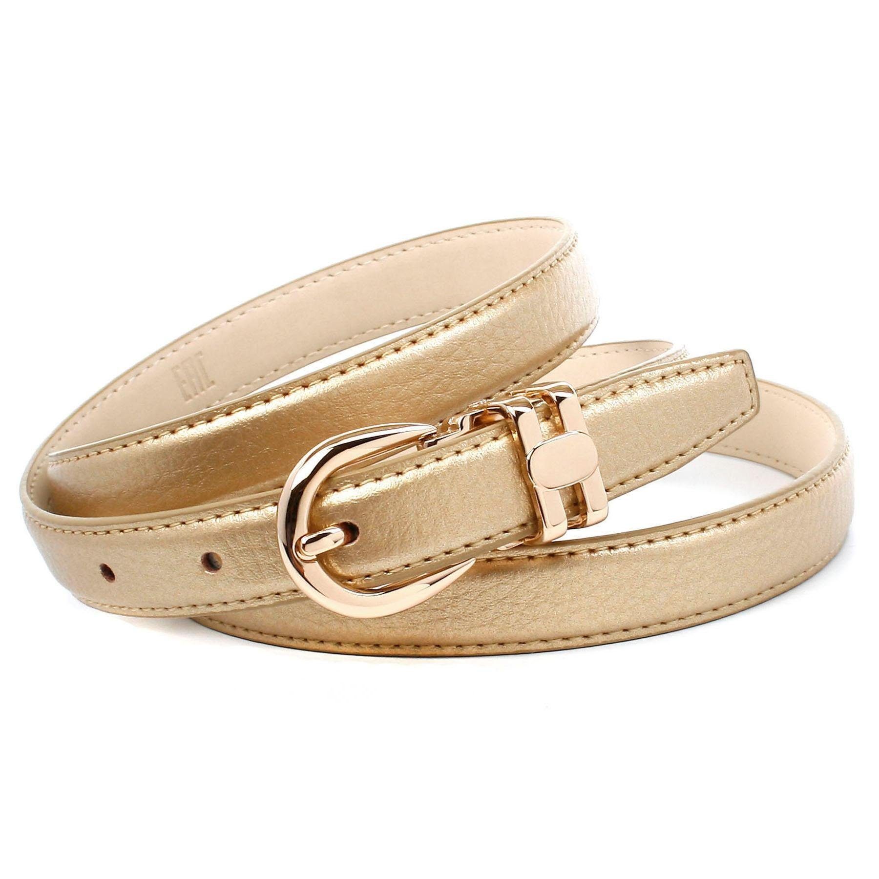 Anthoni Crown Ledergürtel in schmaler Form 2 cm breit günstig online kaufen