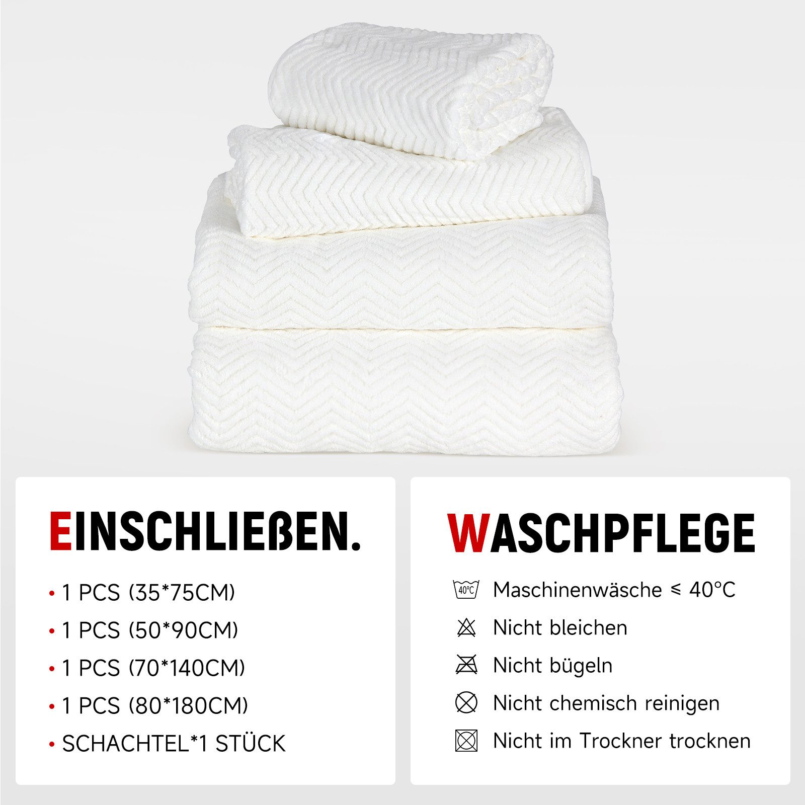HOMELUX Handtuch Set 2 / 3 günstig online kaufen