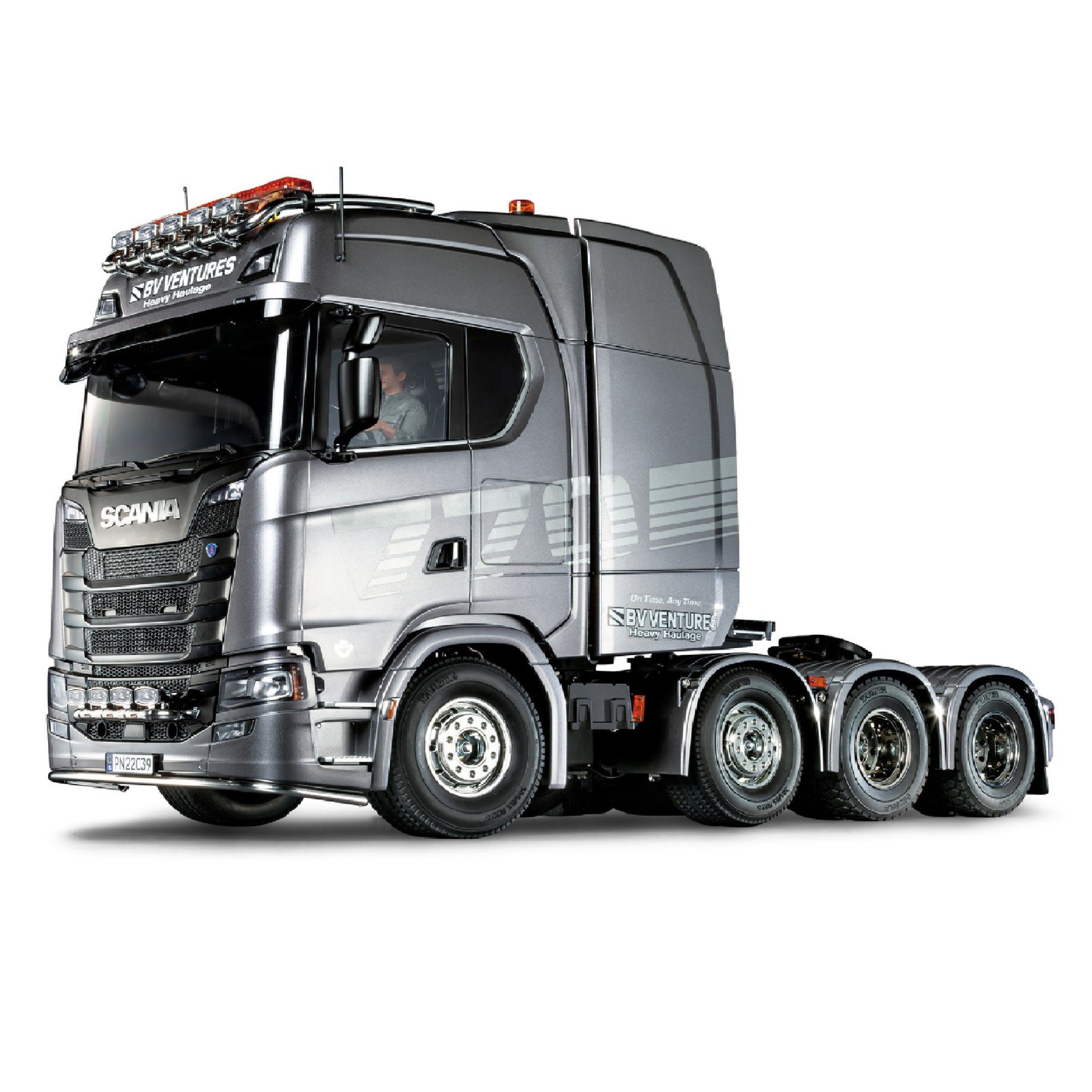 RC-Buggy Tamiya Rc Truck Scania 770S 8x4/4 Schwerlast 1:14 LKW Bausatz