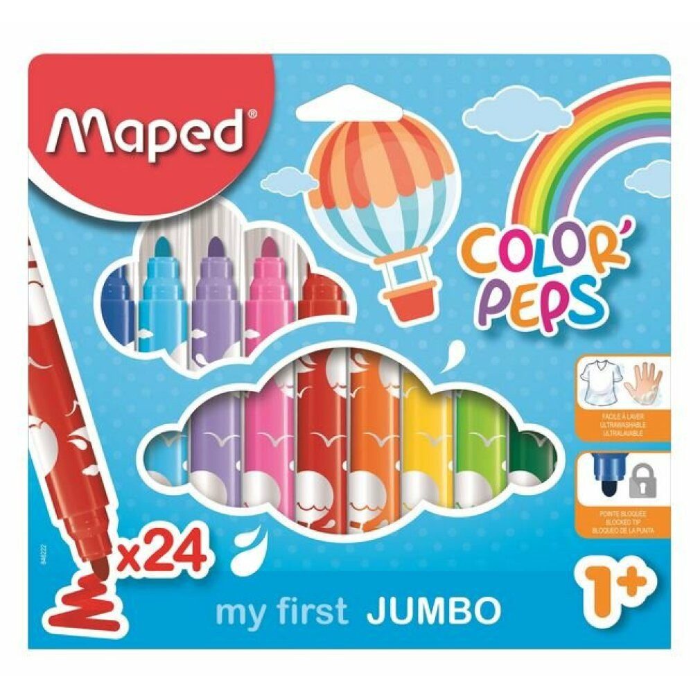 MAPED Filzstift Color'Peps Early Age Jumbo 24 Stück