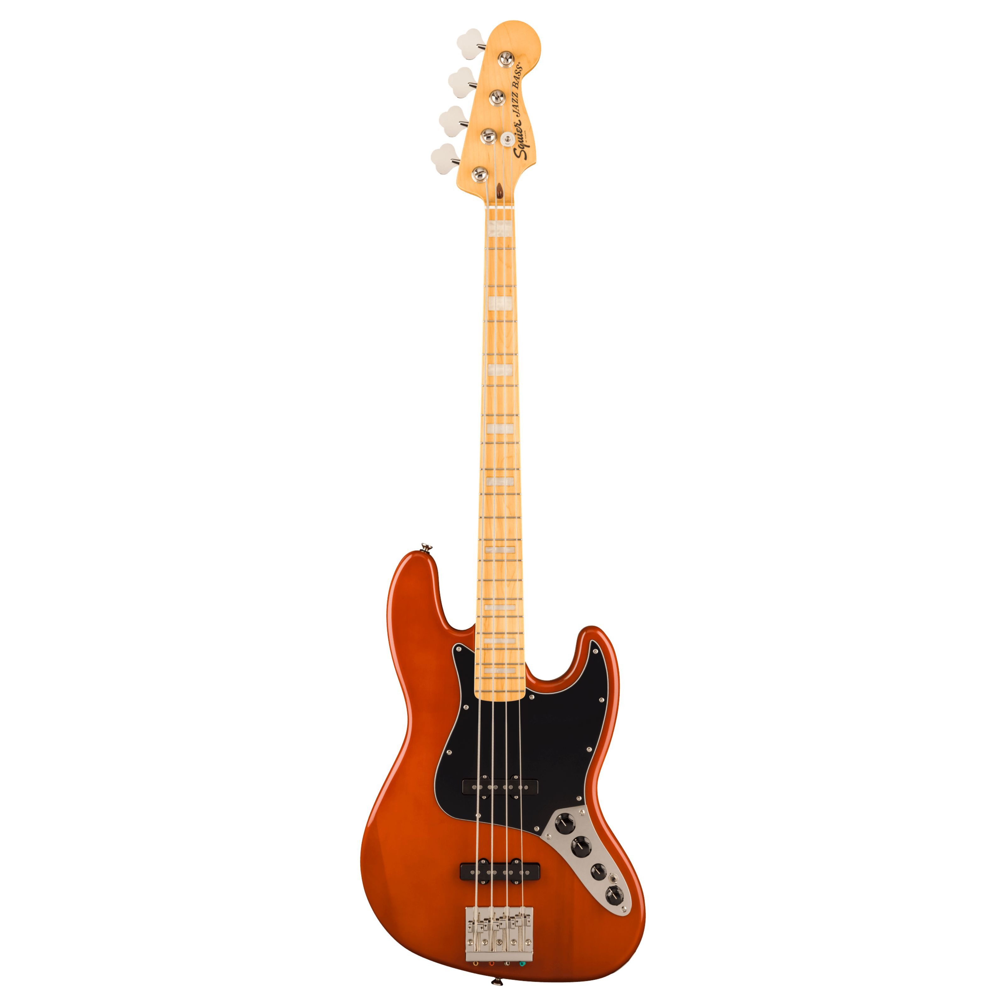 Squier E-Bass, Электрические басы, 4-Saiter Электрические басы, Classic Vibe Active 70s Jazz Bass MN Mocha - E-Bass