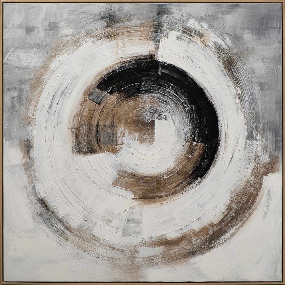 ArtUniverse Gemälde Luftiger Wirbel 102 x 102 cm, Abstrakt