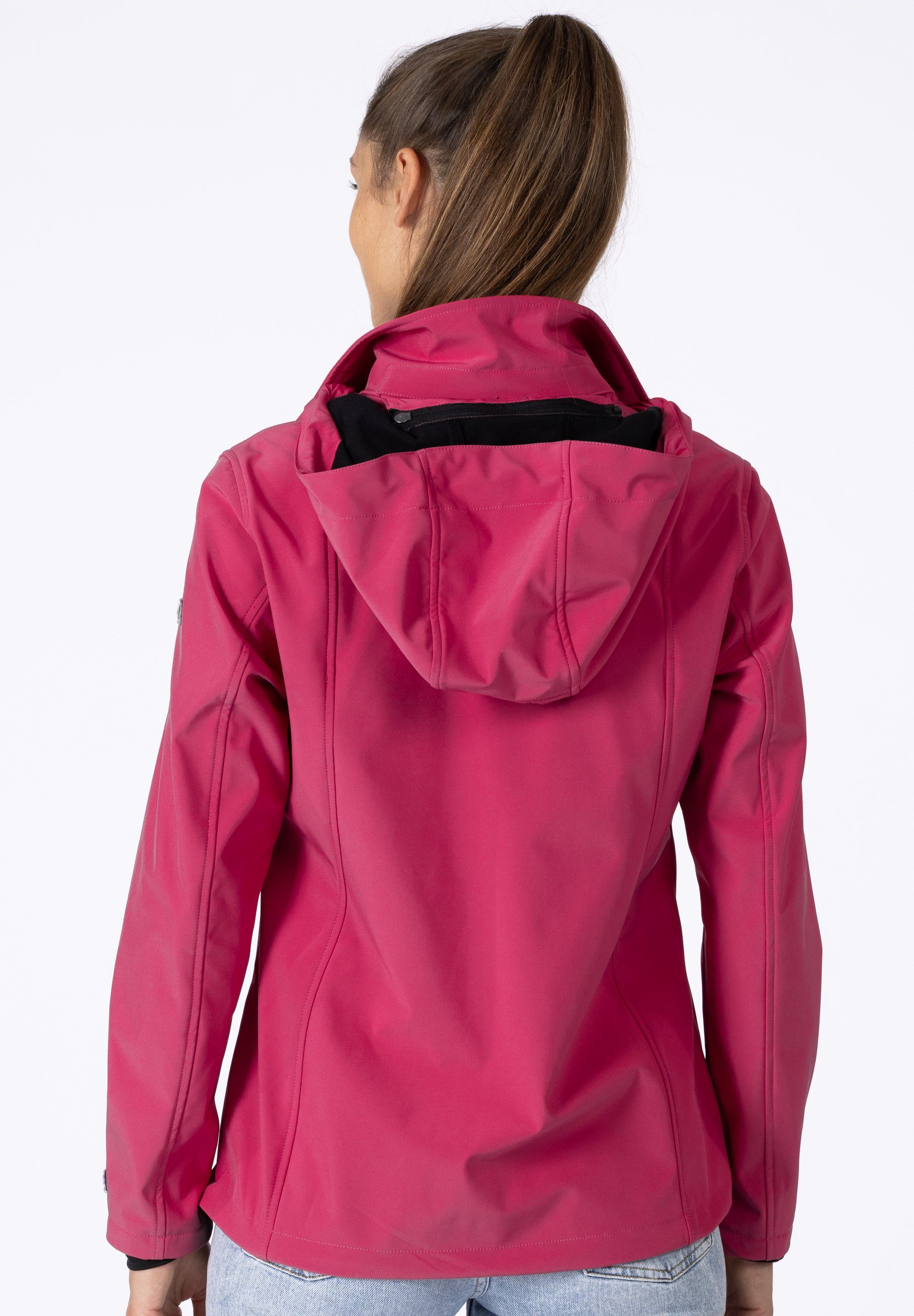 DEPROC Active Softshelljacke SILA CS Women Funktionsjacke, Outdoorjacke, Wetterjacke