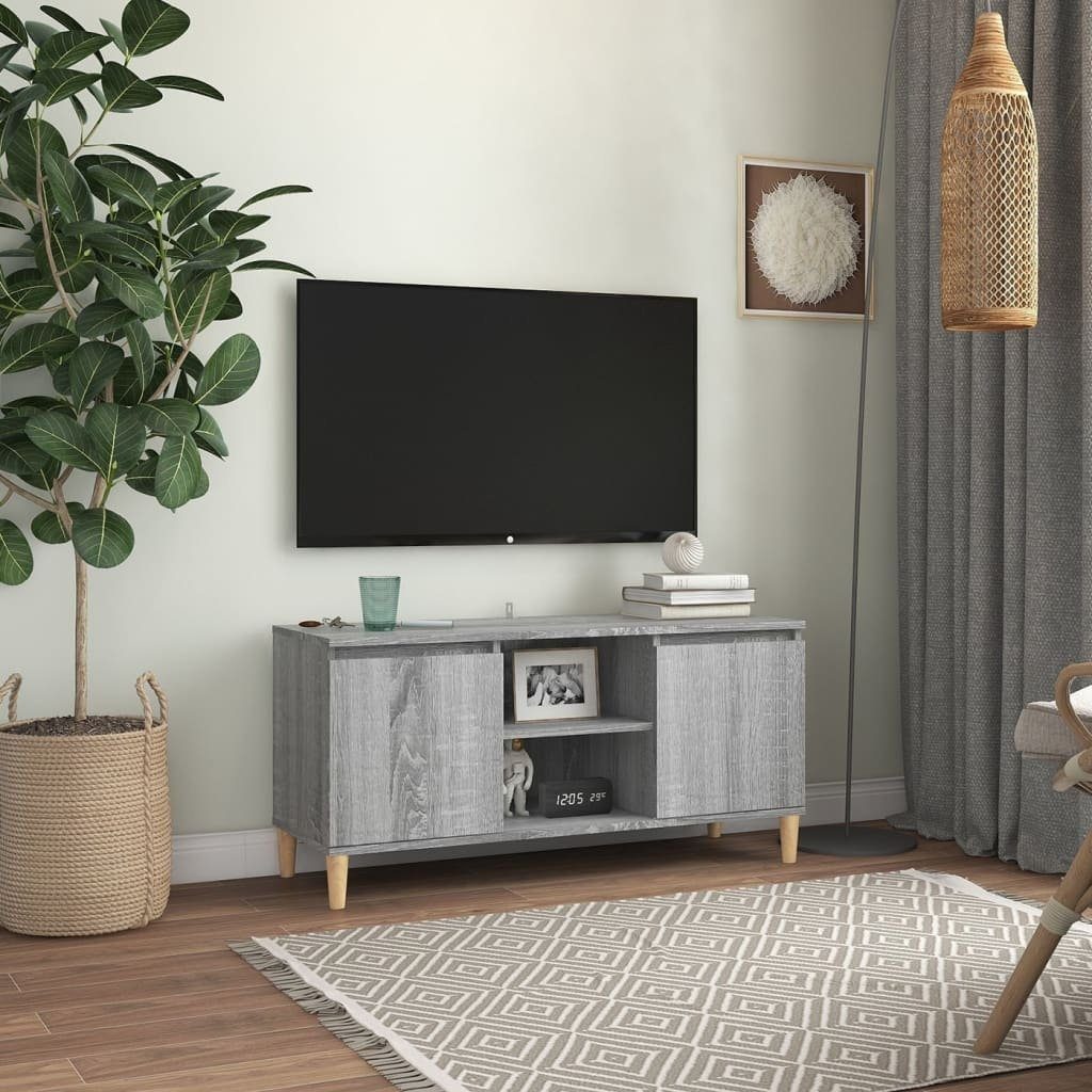 vidaXL TV-Board in Grau Sonoma (LxBxH: 103,5x35x50 cm)