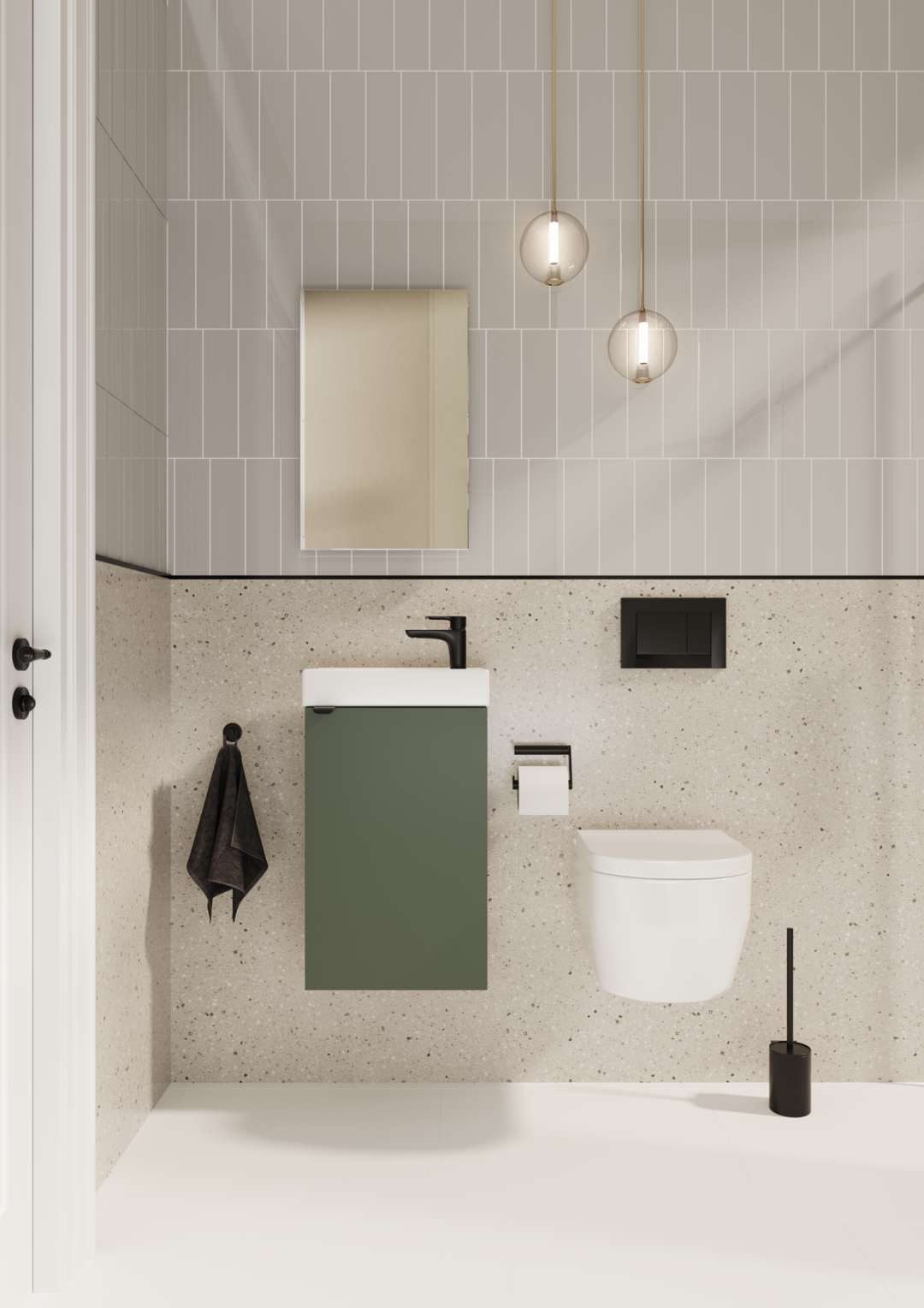 welltime Badmöbel-Set Badmöbel-Set Gesa, Schrank mit Waschbecken und Spiege günstig online kaufen