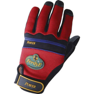 FerdyF. Arbeitshandschuhe (Power Handschuhe, Größe L rot) Power Handschuhe, Größe L rot - Roadie Handschuh