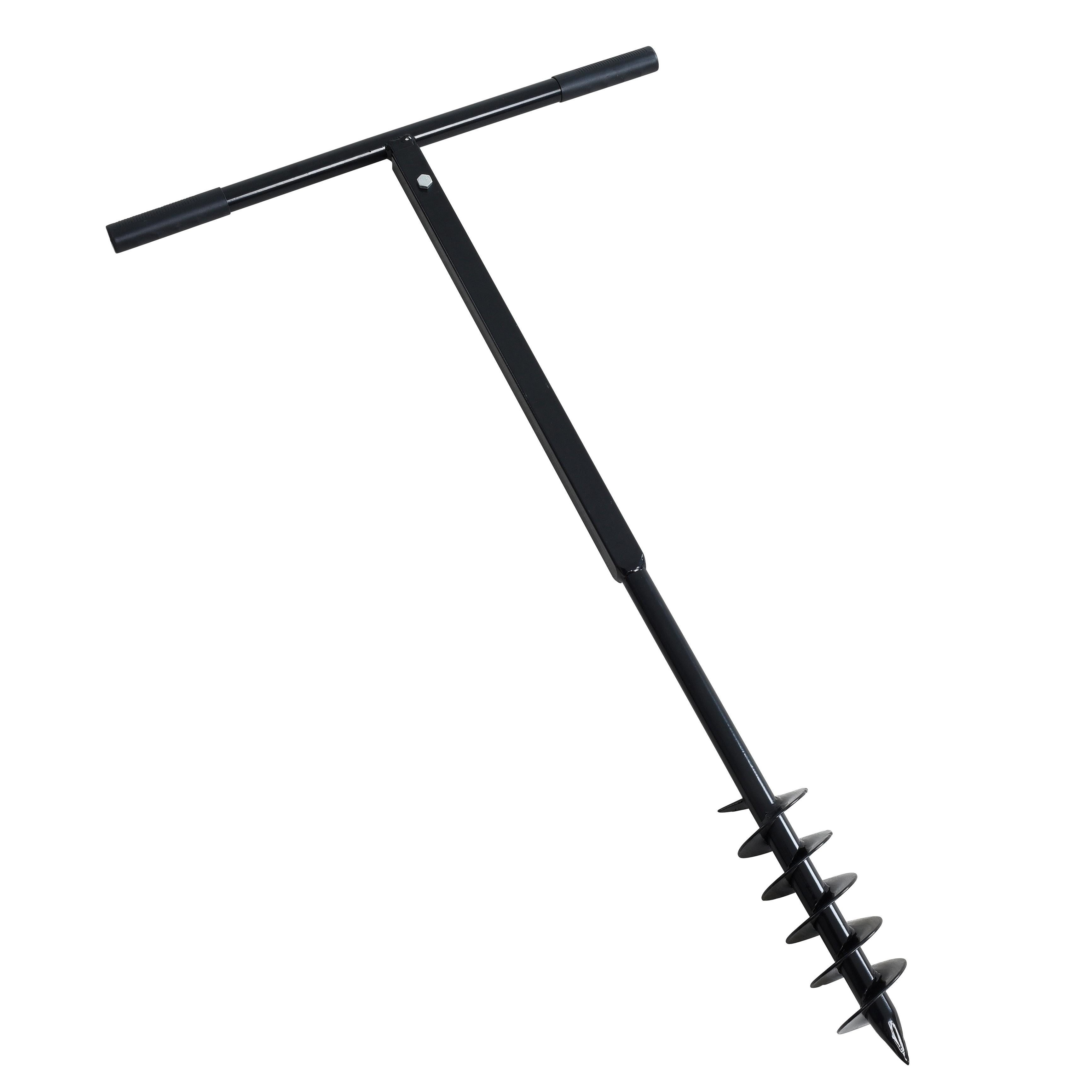 ESTEXO Erdbohrer Erdlochbohrer Handbohrer 85 mm Bohrer Pfahlbohrer Brunnenbohrer