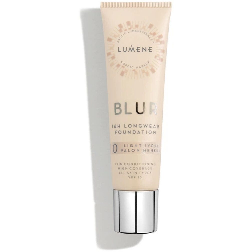 Lumene Foundation Blur Smoothing Foundation für alle Hauttypen SPF15 00 Helles Elfenbein