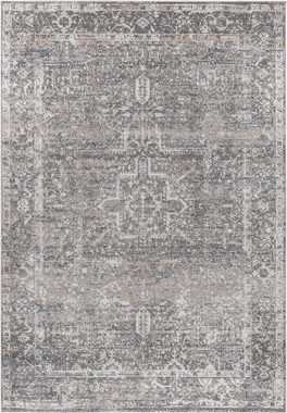 Teppich Hialeah, Timbers, rechteckig, Höhe: 11 mm, Orient-Design, Vintage, mit Bordüre, Kurzflor, pflegeleicht, elegant
