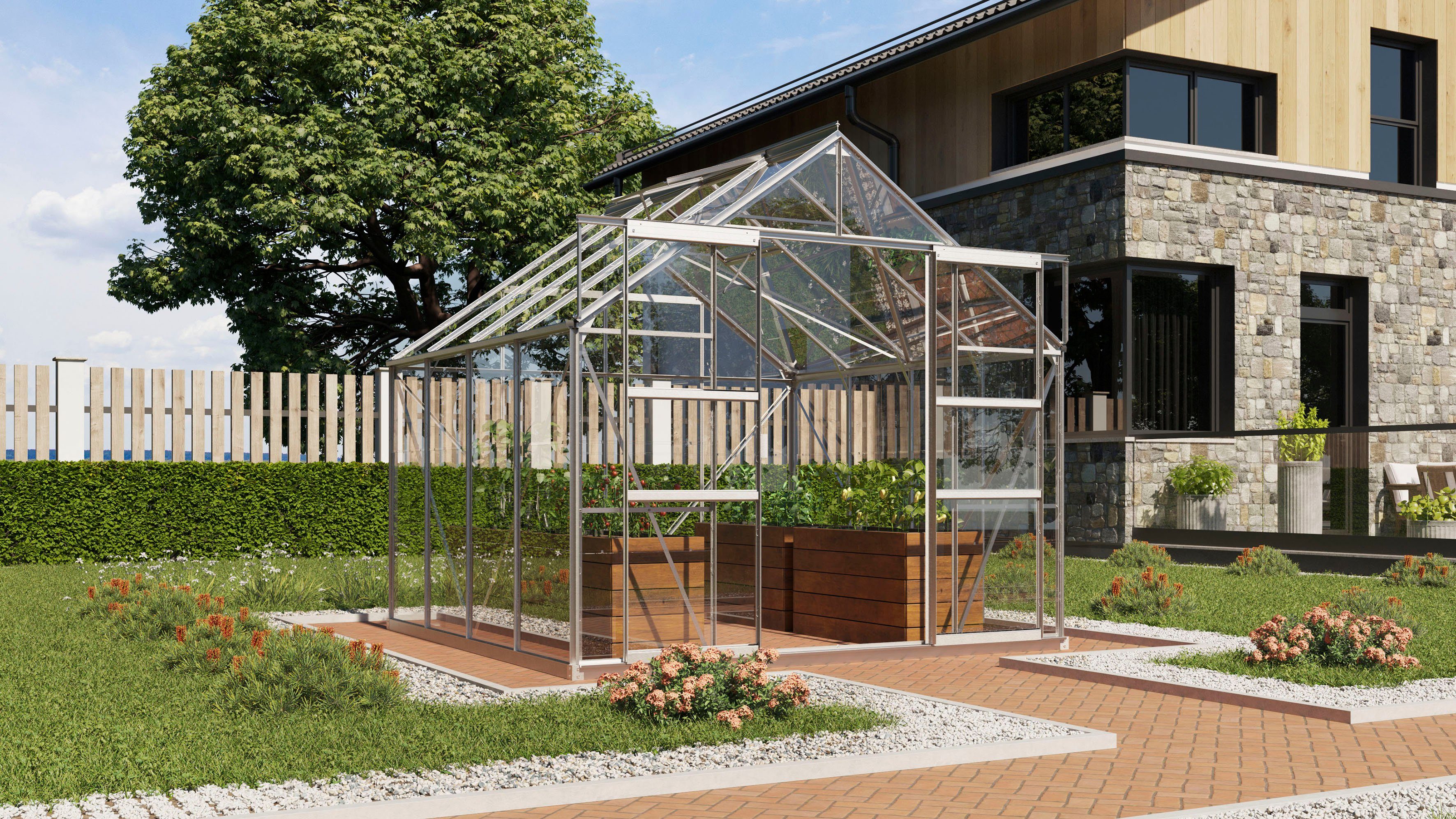 Vitavia Gewächshaus Mars 6700, BxTxH: 2...