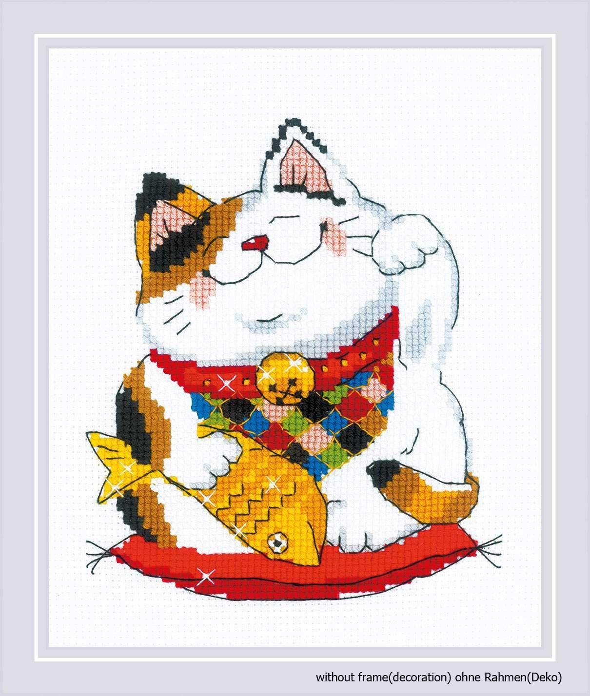 Riolis Kreativset Riolis Stickbildset Kreuzstich "Viel Glück", Zählmuster, (embroidery kit by Marussia)