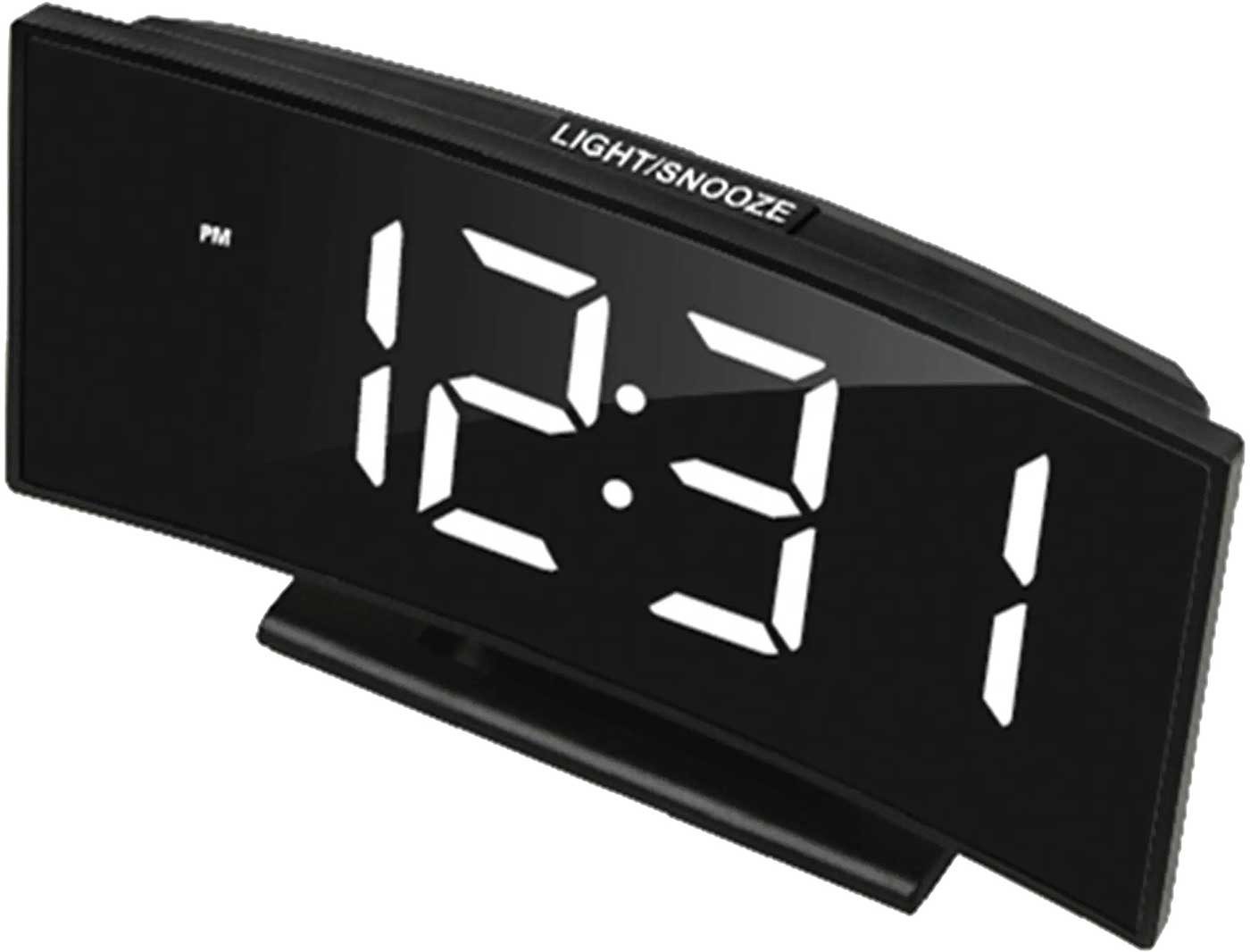 JVD Funkwecker Netzwecker, digital, schwarz, weiße Anzeige - JVD Modell: SB681.3