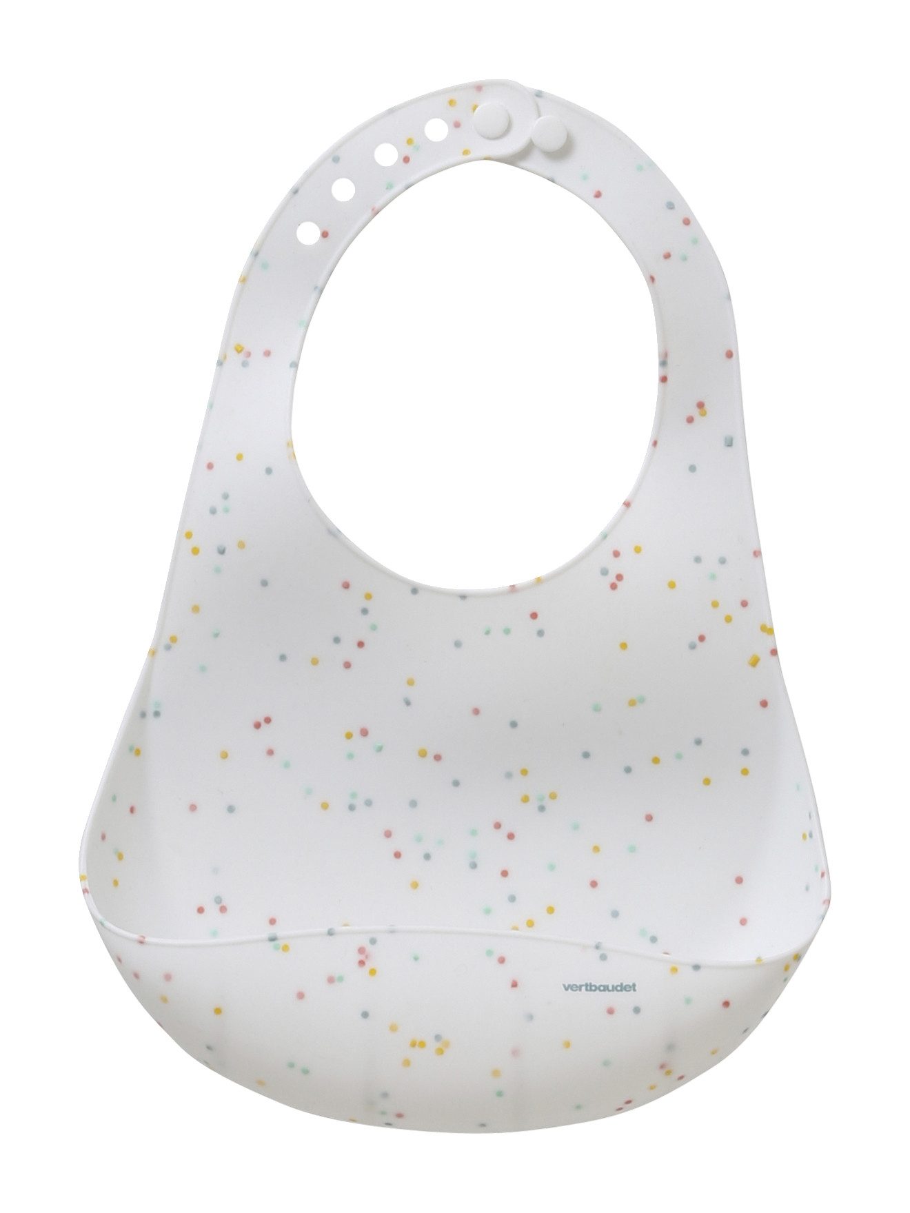 vertbaudet Lätzchen Baby Lätzchen mit Auffangschale, Silikon