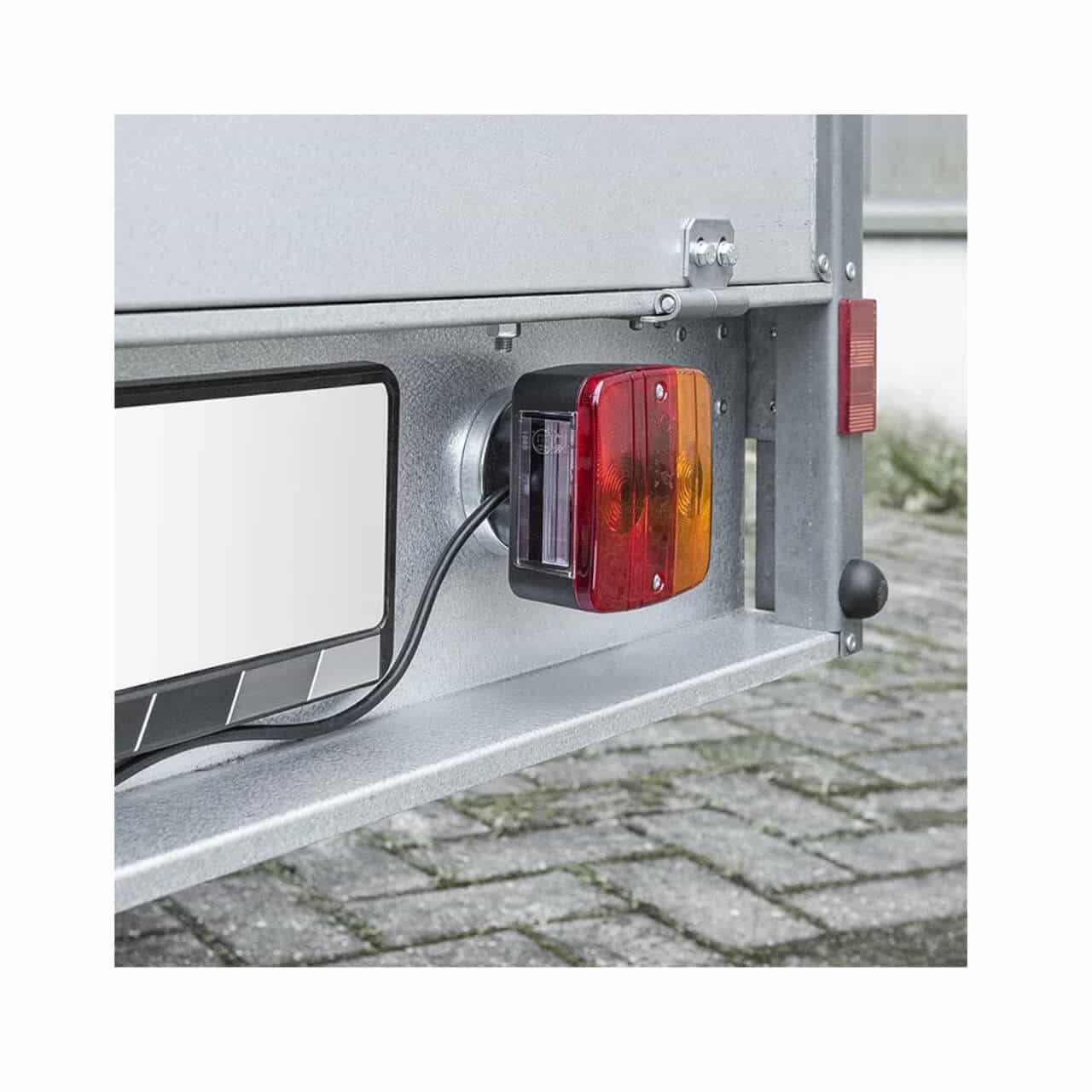 ProPlus Rückleuchte Rückleuchten-Set Rück-Leuchte Nebel für Anhänger Nutzfahrzeuge - Magneten Wohnwagen m, mit Auto 7,5