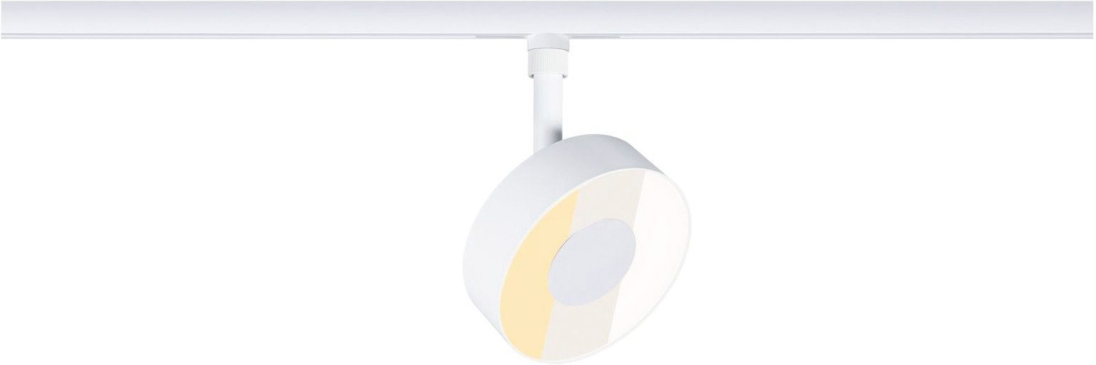 Paulmann Schienensystem-Leuchten URail Spot Circle 1x5W 2700-4000K 230V, Dimmer, Farbsteuerung, Farbwechsel, LED fest integriert, Farbwechsler, Dimmbar