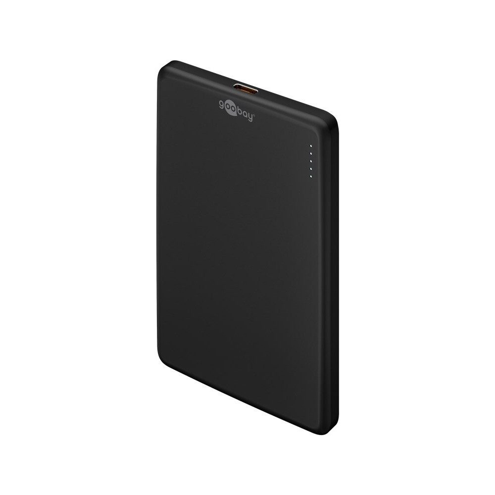 Goobay Goobay Magnetische Wireless Powerbank 5.000 mAh - Powerbank. Akku goobay Magnetische Wireless Powerbank 5.000 mAh, Magnetische Haftung für einfaches Laden