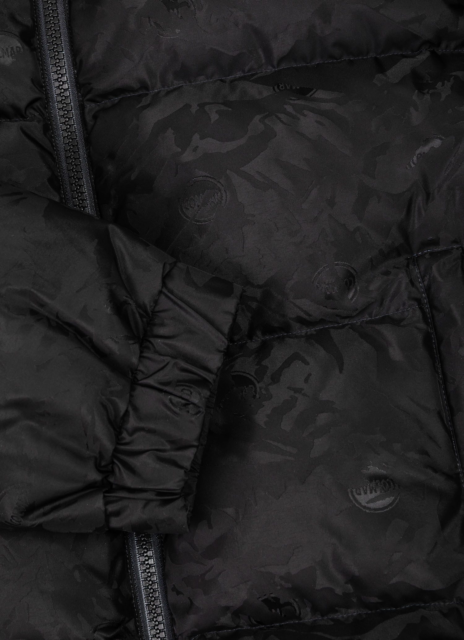 Colmar Winterjacke mit Kapuze aus Jacquard (sehr warm) schwarz Herren