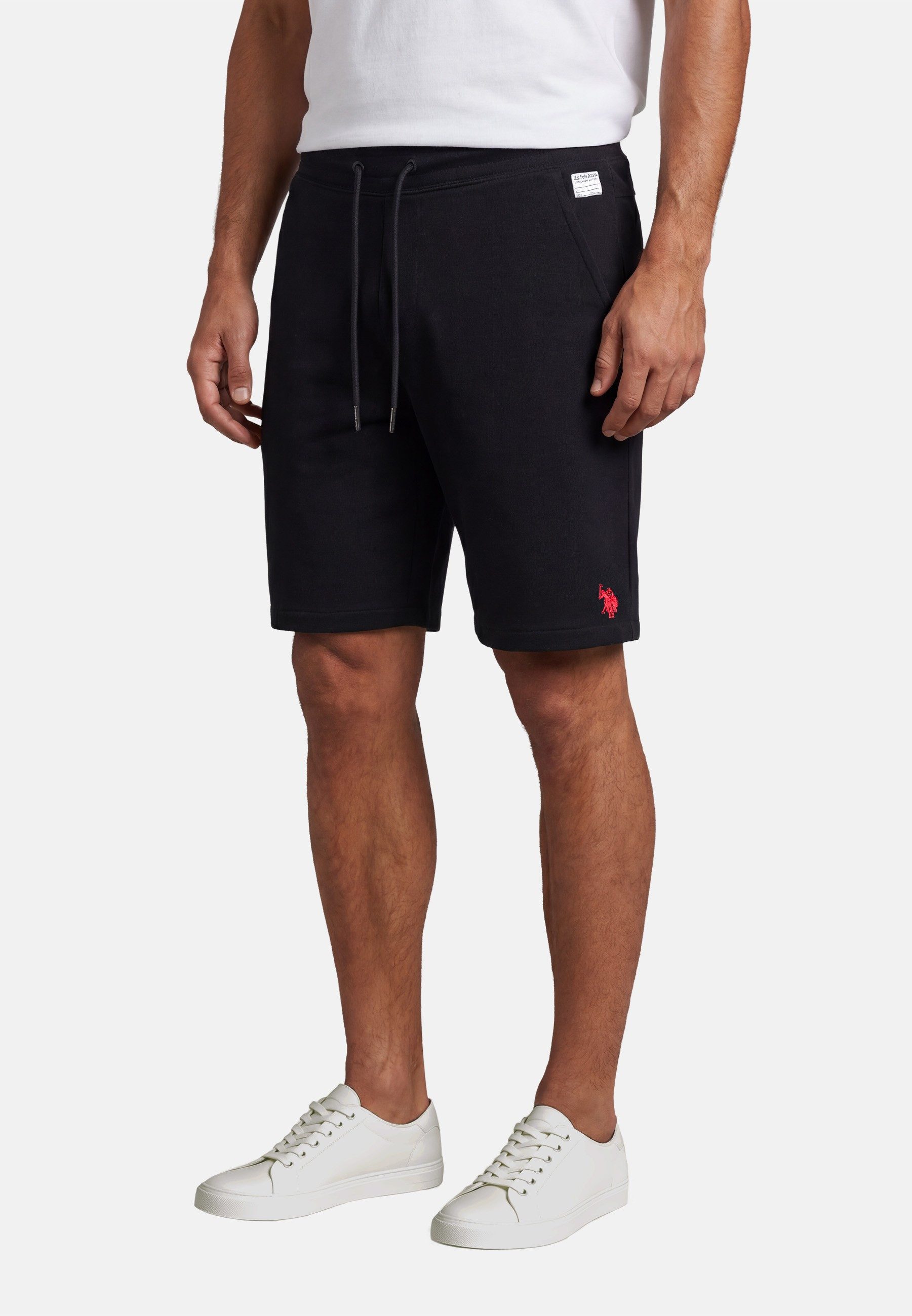 U.S. Polo Assn. Sweatshorts USCooperr – Herren Shorts mit elastischem Bund Elastischer Bund mit Kordelzug, seitliche Taschen, Gesäßtasche