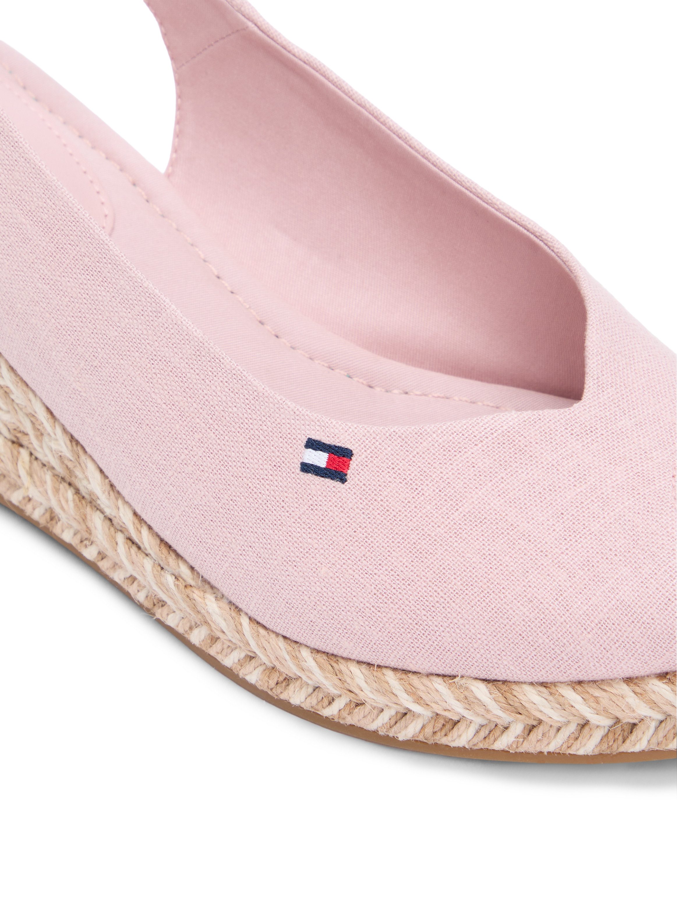Tommy Hilfiger MID WEDGE ESPAD SLINGBACK SPECK Keilsandalette Sommerschuh, günstig online kaufen