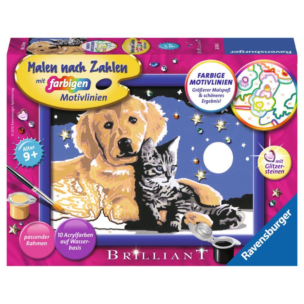 Ravensburger Malen nach Zahlen Funkelnder Sternenhimmel