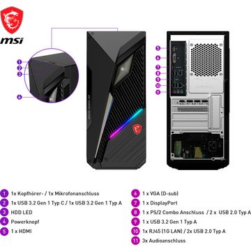MSI MAG Infinite S3 13NUB7-1205AT PC (Raptor Lake, MSI GeForce RTX 4060 Ti VENTUS 2X BLACK 16G OC)