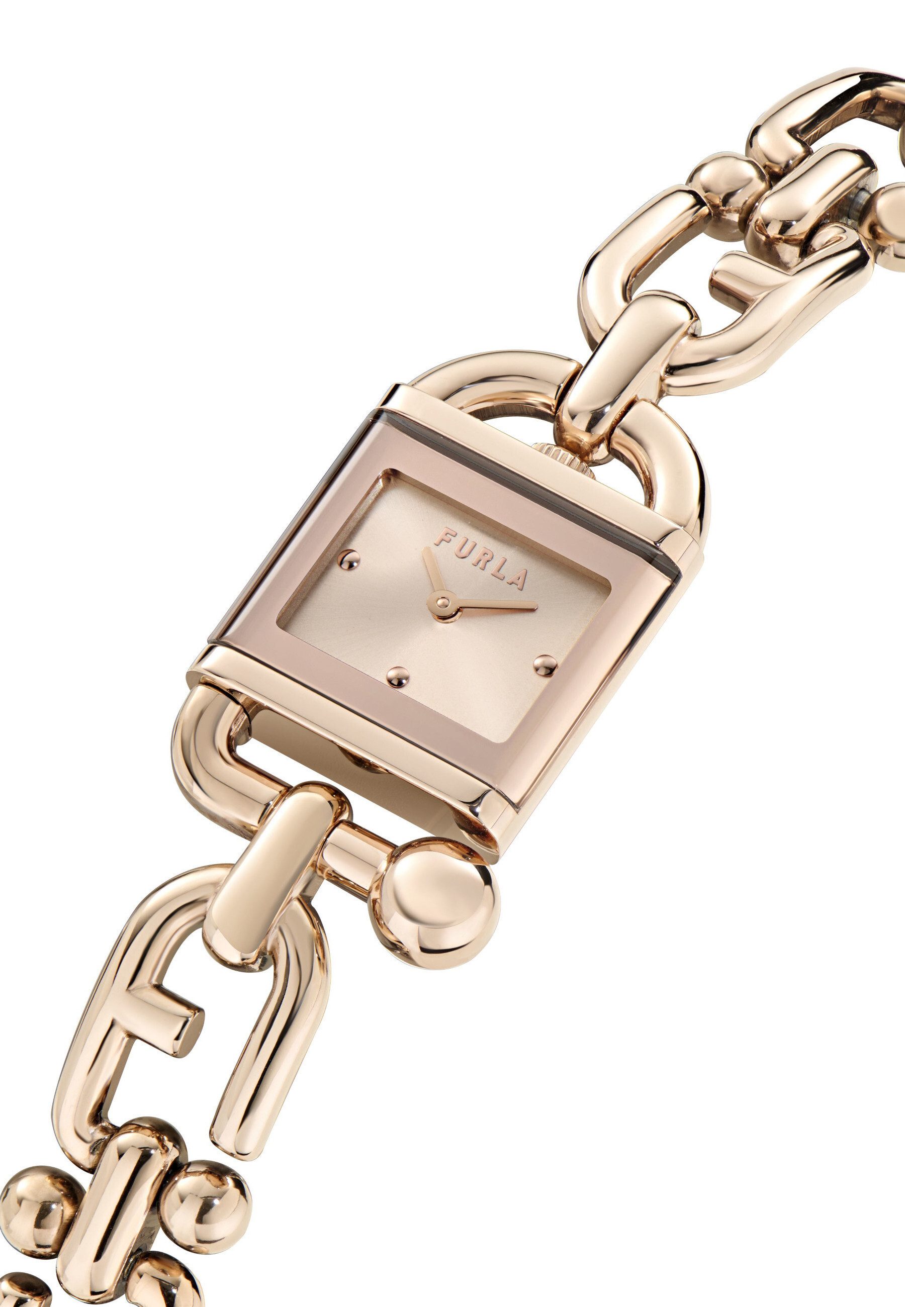 Furla Quarzuhr FURLA MIANUVOLA SQUARE, (1-tlg., Not a set – not applicable to this product), Quarz Analog – Bild 4 von 5