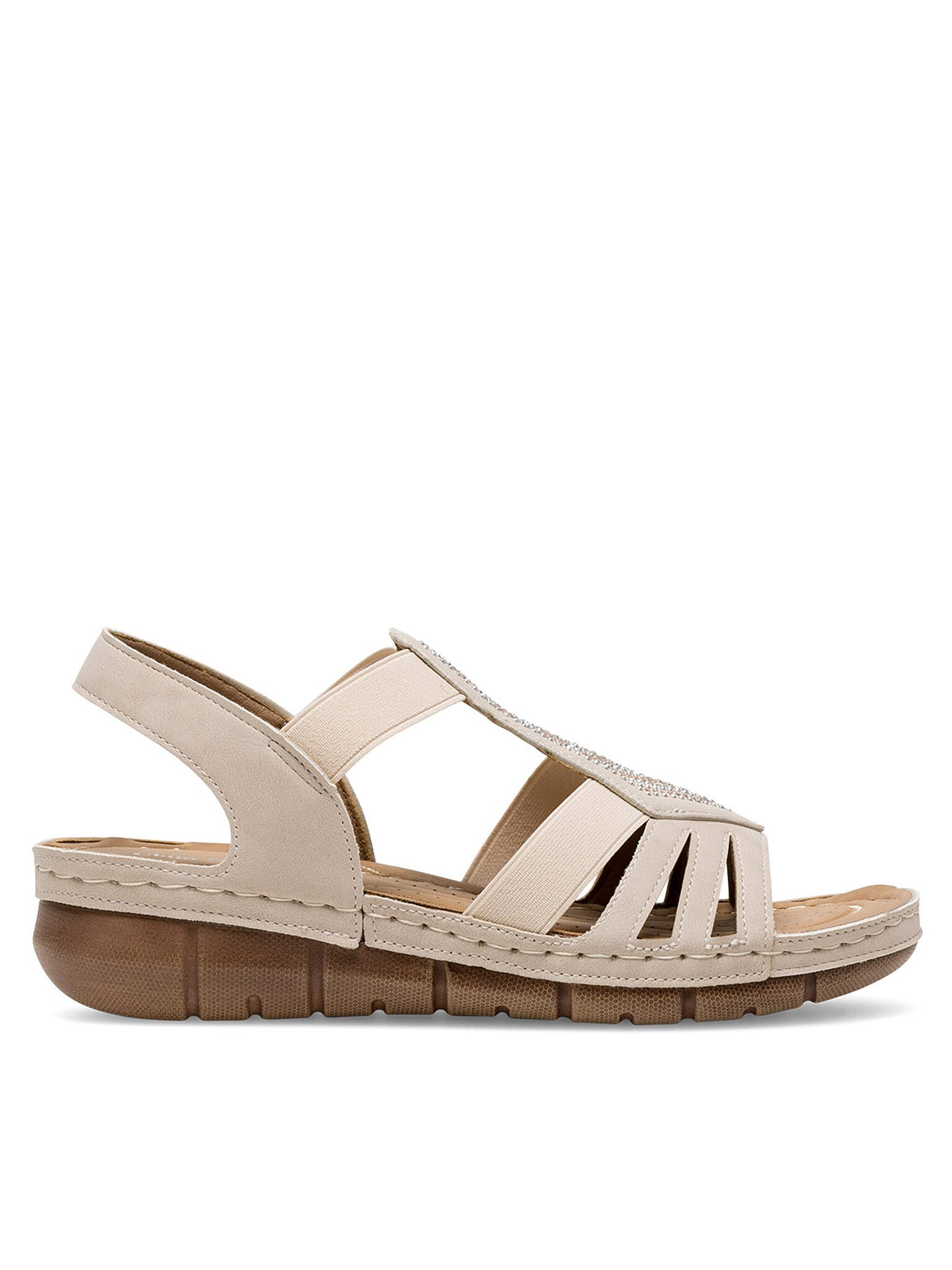 Clara Barson Sandalen WYL0510-03 Beige Sandale günstig online kaufen