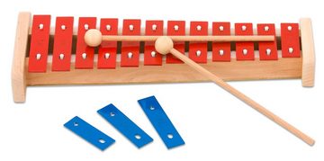 Betzold Musik Spielzeug-Musikinstrument Musik Glockenspiel sopran - Xylophon Klangstäbe Musikinstrument