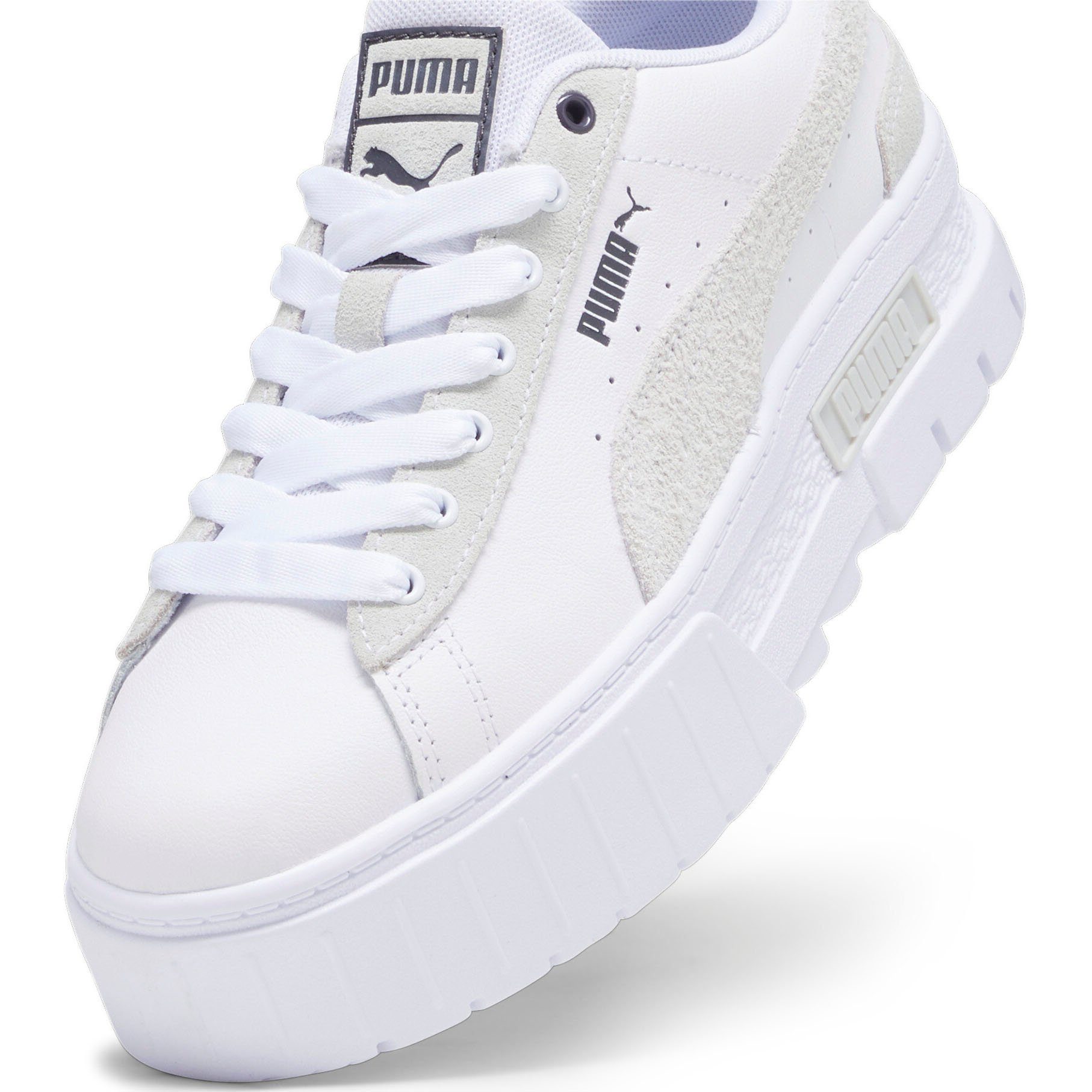 PUMA Coal White-Dark Sneaker MAYZE PUMA MIX WNS