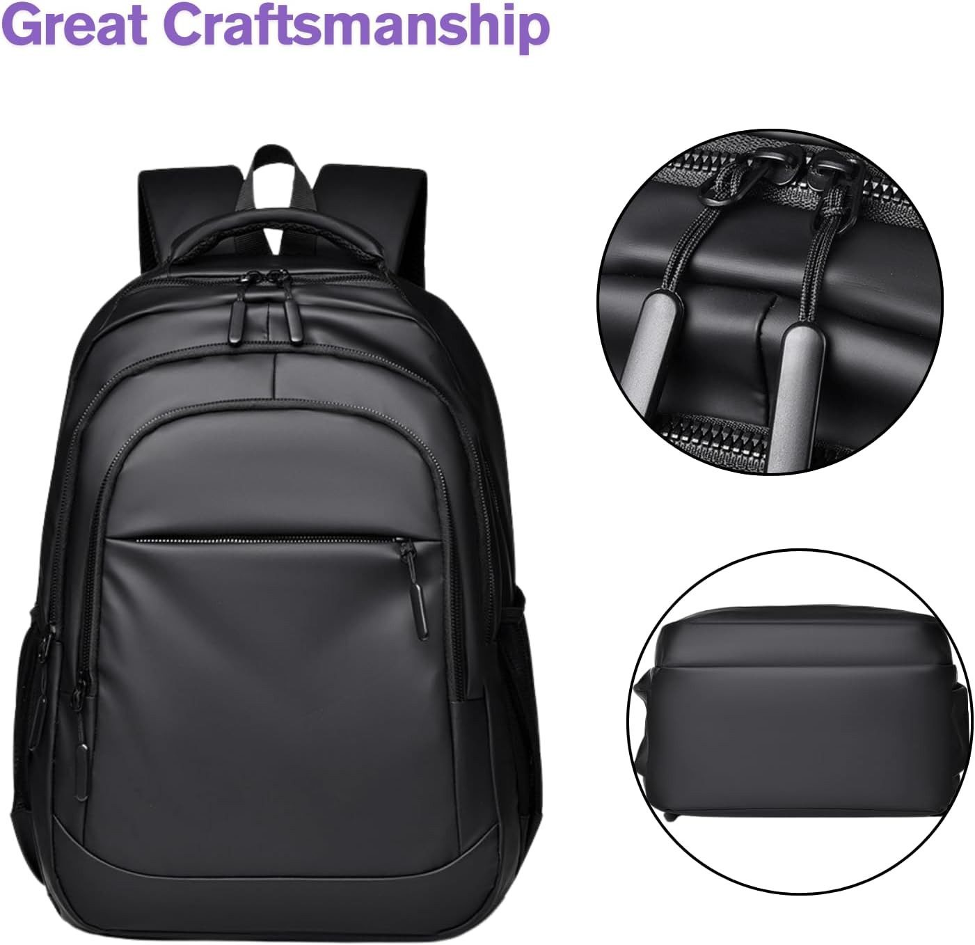 ibettertec Cityrucksack Tagesrucksack Laptop-Rucksack, Business-Reise 30L (Für Damen und Herren geeignet., Für Damen und Herren geeignet), Eignet sich für Lapto – Bild 3 von 5