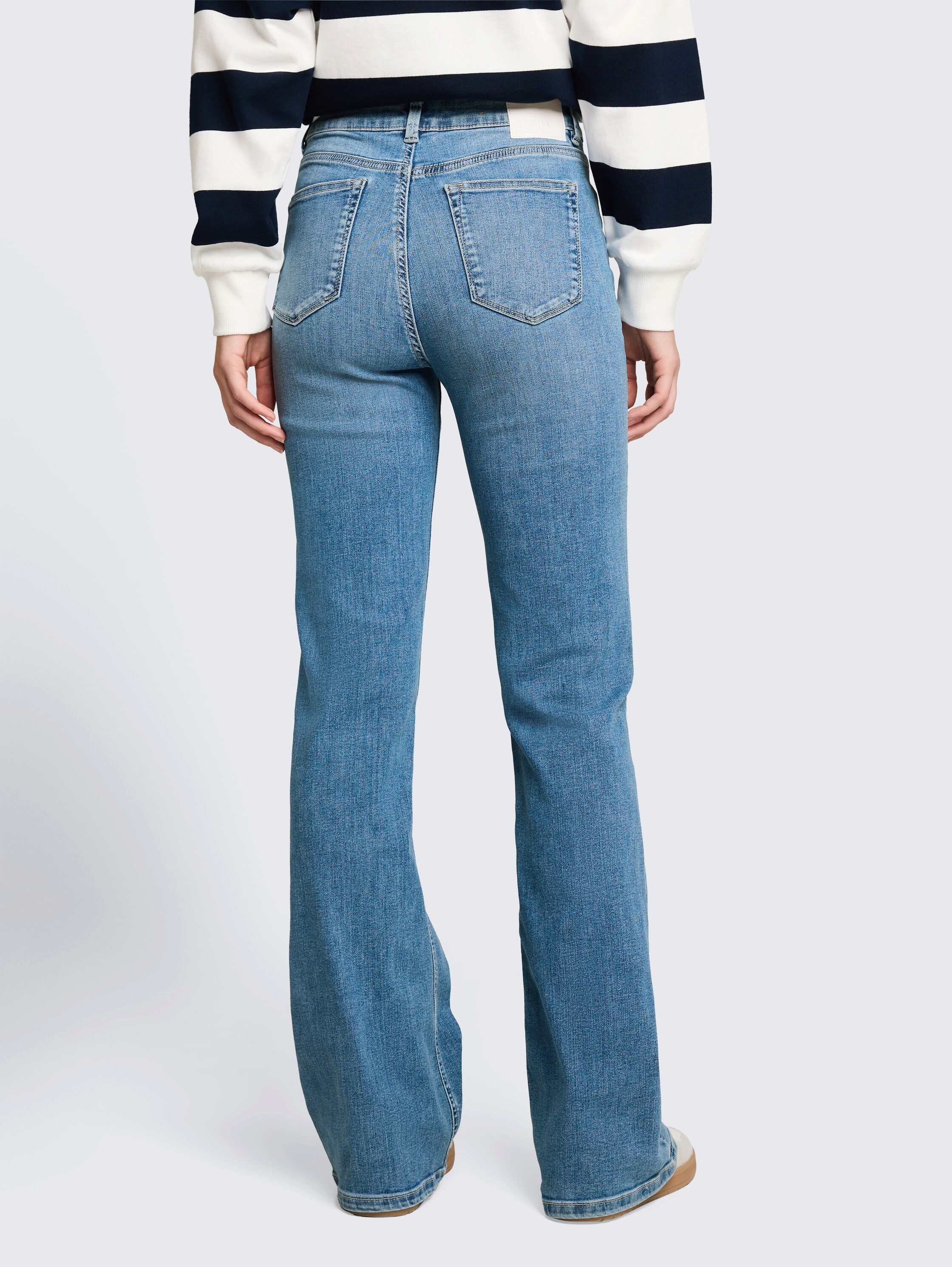 TOM TAILOR Denim 5-Pocket-Jeans Style Ava Flared mit Stretch