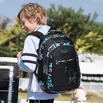 autolock Schulrucksack Schulrucksack Jungen Teenager, n 3-In-1 Schulranzen für Schule